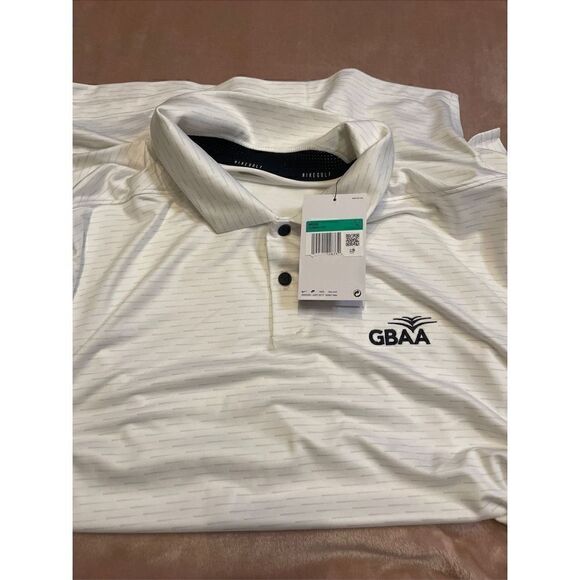 Men’s Nike Golf Polo Shirt GBAA Size XL / Beige - Picture 3 of 14